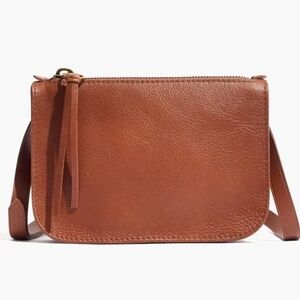 Madewell The Simple Pouch Belt Bag in English Tan, Sz Small